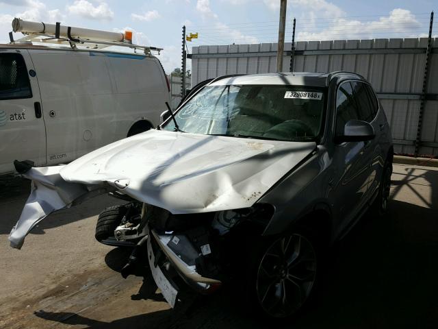 5UXWZ7C50G0R32336 - 2016 BMW X3 SDRIVE2 Plata foto 2