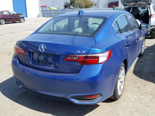 19UDE2F75HA002238 - 2017 ACURA ILX PREMIU BLUE photo 4