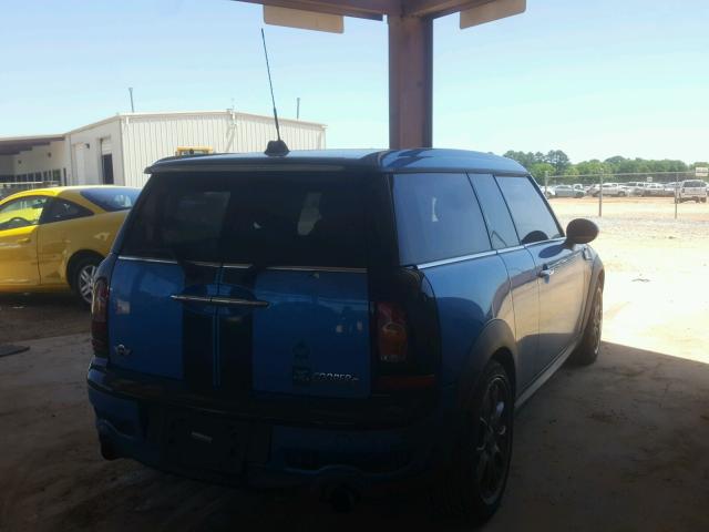 WMWMM33589TP93247 - 2009 MINI COOPER S C BLUE photo 4