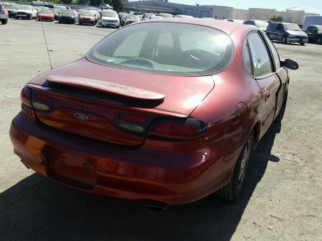 1FAFP54N0XA239535 - 1999 FORD TAURUS SHO RED photo 4