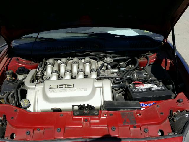 1FAFP54N0XA239535 - 1999 FORD TAURUS SHO RED photo 7