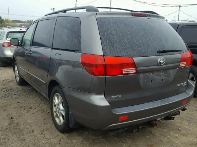 5TDBA23C54S009660 - 2004 TOYOTA SIENNA LE GRAY photo 3