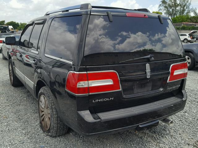 5LMFU27578LJ09974 - 2008 LINCOLN NAVIGATOR BLACK photo 3