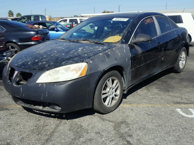 1G2ZG558664115710 - 2006 PONTIAC G6 SE1 BLACK photo 2