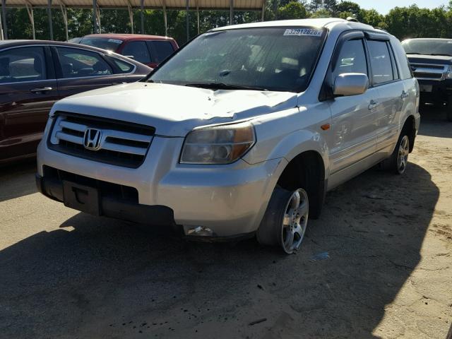 5FNYF28478B007822 - 2008 HONDA PILOT EX SILVER photo 2