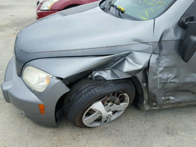 3GNDA13D96S647959 - 2006 CHEVROLET HHR LS GRAY photo 9