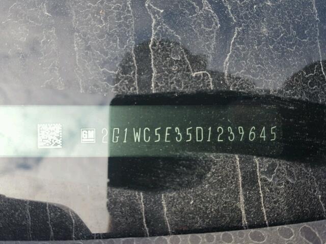 2G1WC5E35D1239645 - 2013 CHEVROLET IMPALA LTZ BLACK photo 10