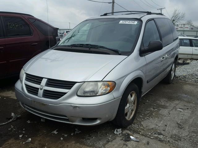 1D4GP45R76B743358 - 2006 DODGE CARAVAN SX SILVER photo 2