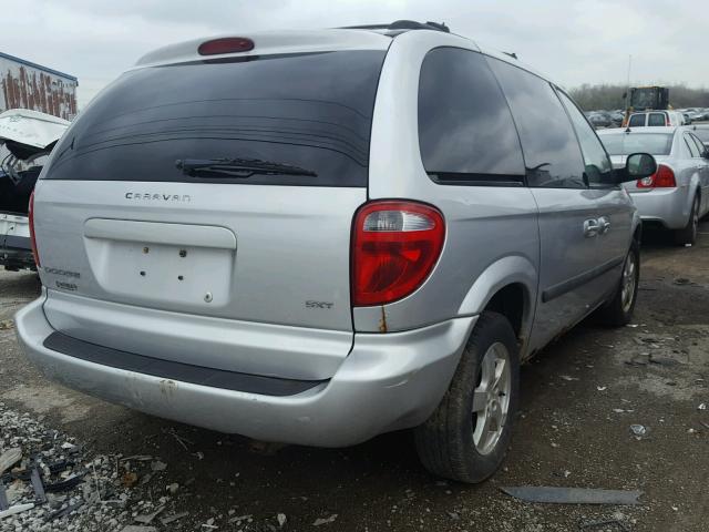 1D4GP45R76B743358 - 2006 DODGE CARAVAN SX SILVER photo 4