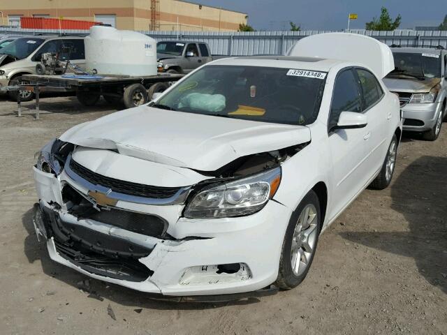 1G11C5SL2FU146524 - 2015 CHEVROLET MALIBU 1LT თეთრი ფოტო 2
