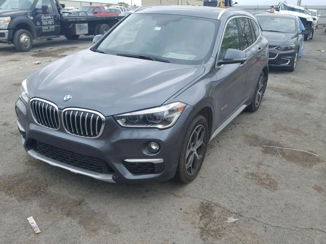 WBXHU7C39H5H32556 - 2017 BMW X1 SDRIVE2 GRAY photo 2