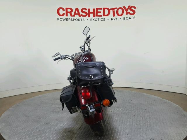 1HFSC43017A704835 - 2007 HONDA VT1100 C2 MAROON photo 7