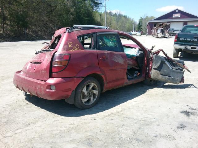 5Y2SL62863Z454548 - 2003 PONTIAC VIBE MAROON photo 4