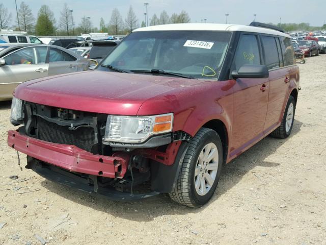 2FMDK51C39BA37536 - 2009 FORD FLEX SE RED photo 2