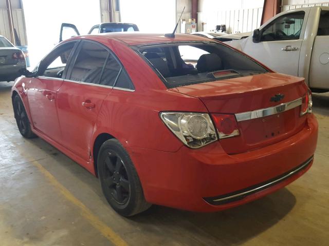 1G1PC5SB4E7350725 - 2014 CHEVROLET CRUZE LT RED photo 3