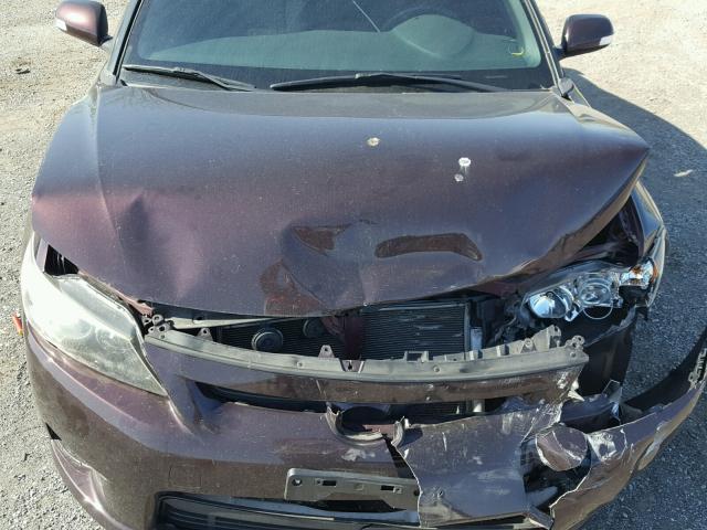 JTKJF5C72B3007602 - 2011 TOYOTA SCION TC 黑色 照片 7