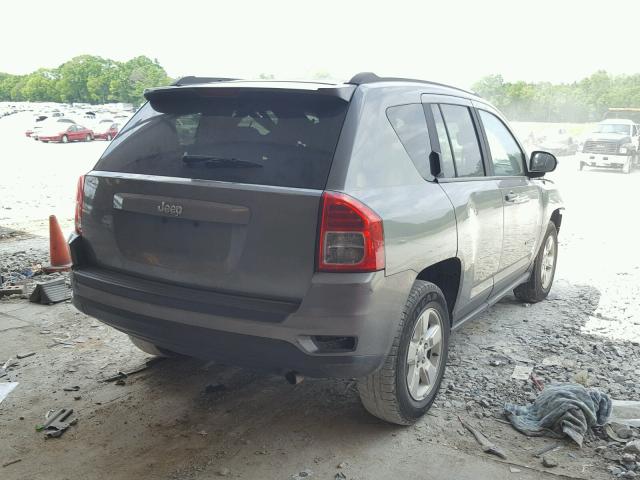1C4NJCBAXDD244442 - 2013 JEEP COMPASS SP GRAY photo 4