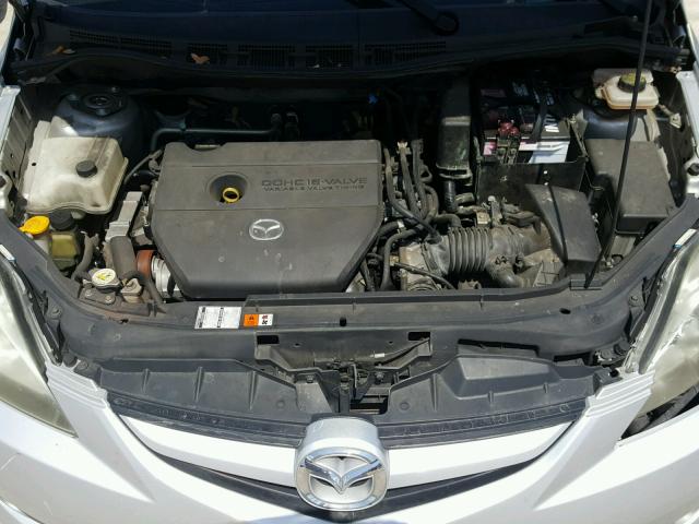 JM1CR293580312659 - 2008 MAZDA 5 SILVER photo 7