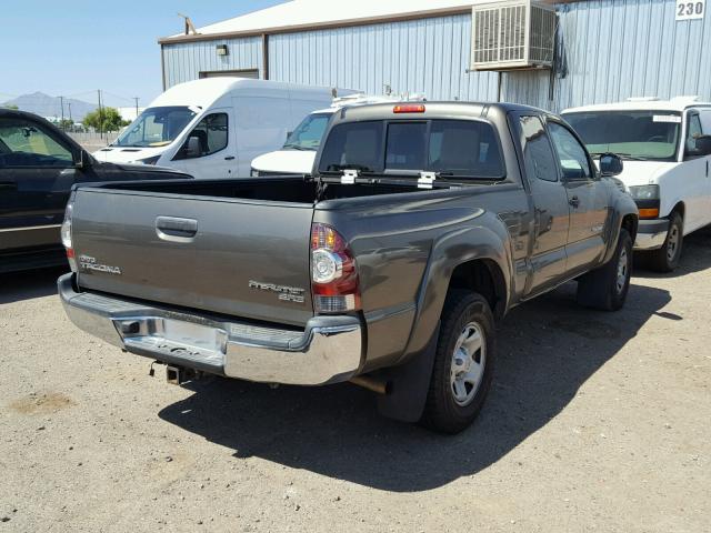 5TETX62N49Z608265 - 2009 TOYOTA TACOMA PRE SILVER photo 4