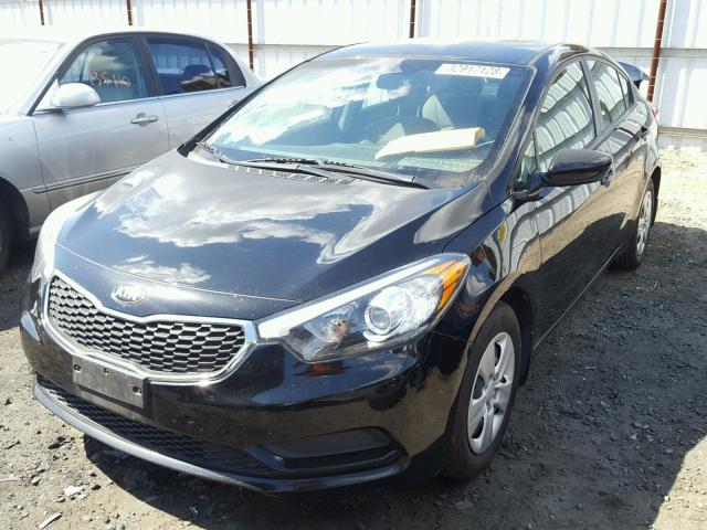 KNAFK4A63E5130019 - 2014 KIA FORTE LX BLACK photo 2