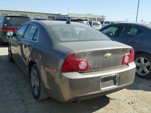 1G1ZC5E02CF308902 - 2012 CHEVROLET MALIBU 1LT 棕色 照片 3