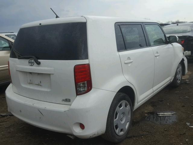 JTLZE4FEXB1126998 - 2011 TOYOTA SCION XB WHITE photo 4