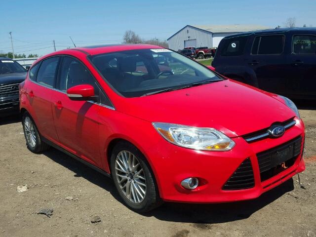 1FAHP3M22CL357832 - 2012 FORD FOCUS SEL RED photo 1