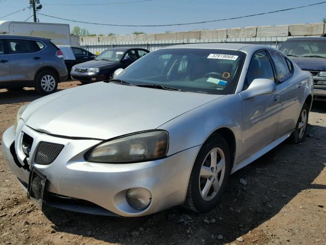 2G2WP522X51282374 - 2005 PONTIAC GRAND PRIX Сұр фото 2