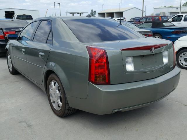 1G6DM577640165615 - 2004 CADILLAC CTS GREEN photo 3