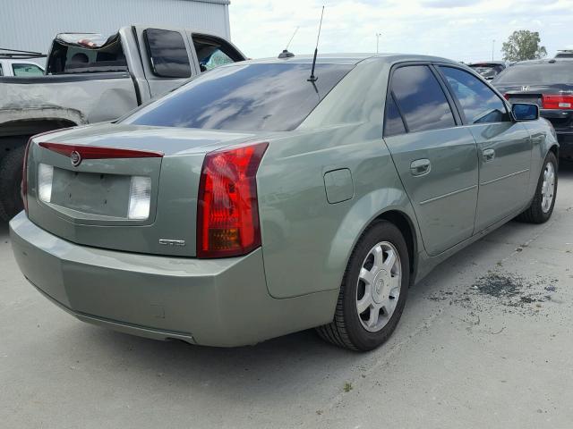1G6DM577640165615 - 2004 CADILLAC CTS GREEN photo 4
