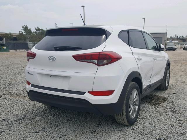 KM8J23A43JU669550 - 2018 HYUNDAI TUCSON SE WHITE photo 4