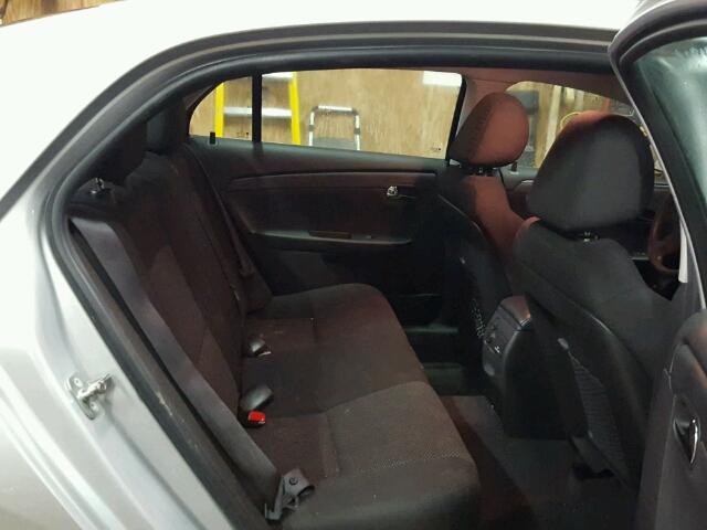 1G1ZC5E00CF121173 - 2012 CHEVROLET MALIBU 1LT ვერცხლისფერი ფოტო 6