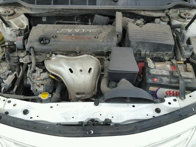 4T4BE46K59R139462 - 2009 TOYOTA CAMRY BASE WHITE photo 7