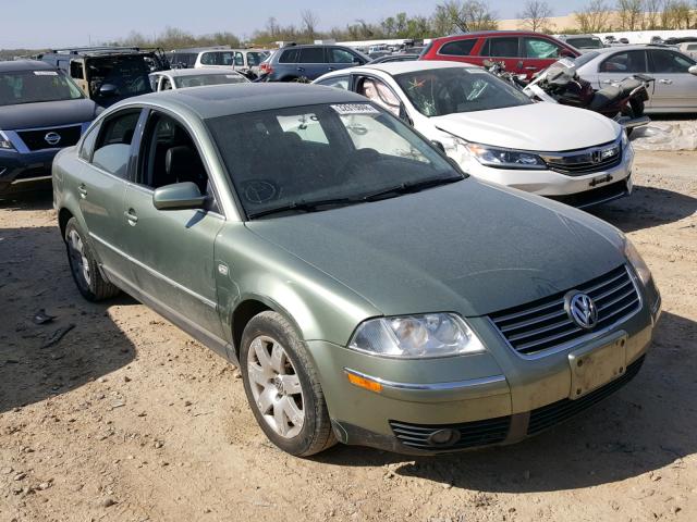 WVWRH63B42P293296 - 2002 VOLKSWAGEN PASSAT GLX GREEN photo 1