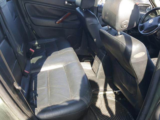 WVWRH63B42P293296 - 2002 VOLKSWAGEN PASSAT GLX GREEN photo 6