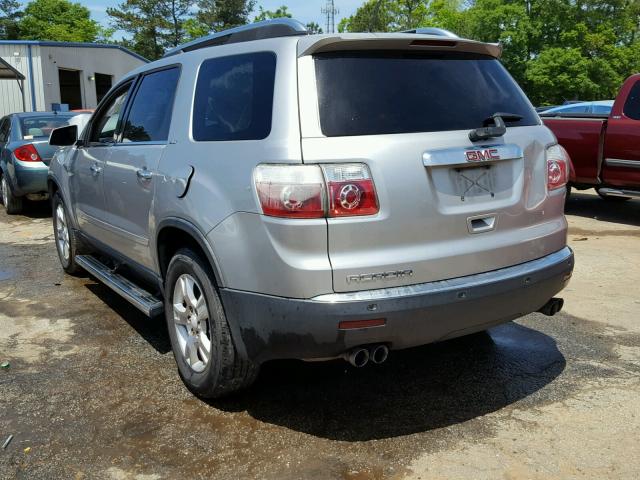 1GKER23718J212786 - 2008 GMC ACADIA SLT ვერცხლისფერი ფოტო 3