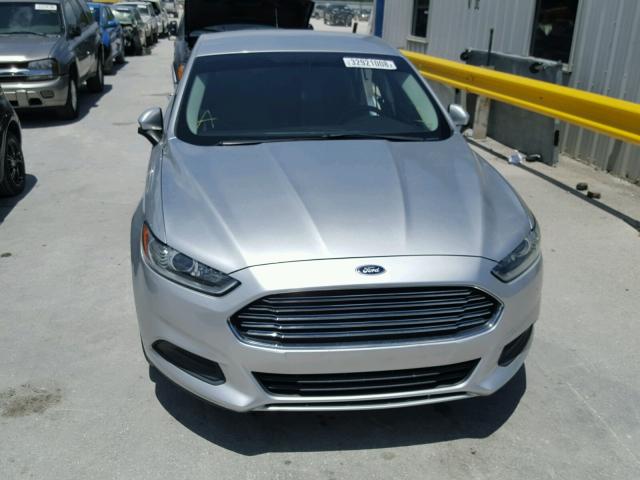 3FA6P0G78DR318758 - 2013 FORD FUSION S SILVER photo 9