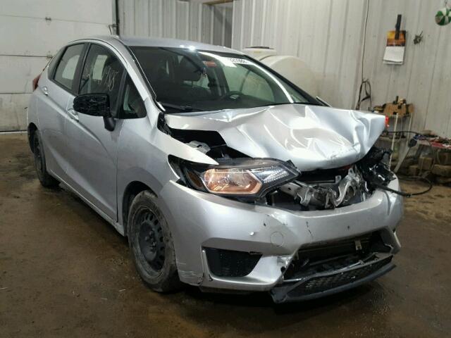 3HGGK5H54FM709088 - 2015 HONDA FIT LX SILVER photo 1