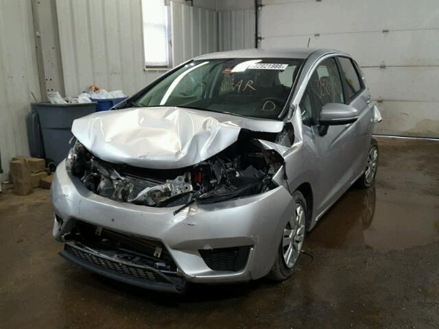 3HGGK5H54FM709088 - 2015 HONDA FIT LX SILVER photo 2