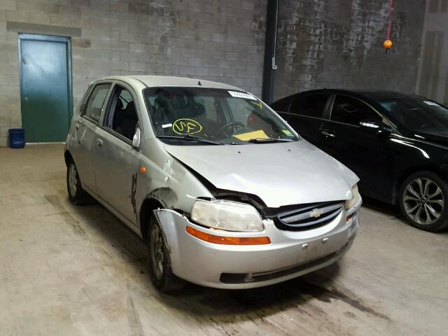 KL1TJ62694B232676 - 2004 CHEVROLET AVEO LS SILVER photo 1