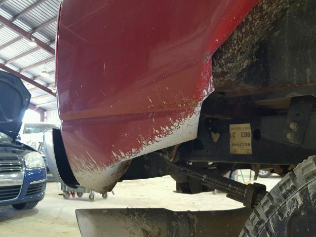 3D7KS26C65G762659 - 2005 DODGE RAM 2500 S RED photo 9