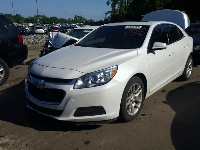 1G11C5SL4FF117613 - 2015 CHEVROLET MALIBU 1LT WHITE photo 2