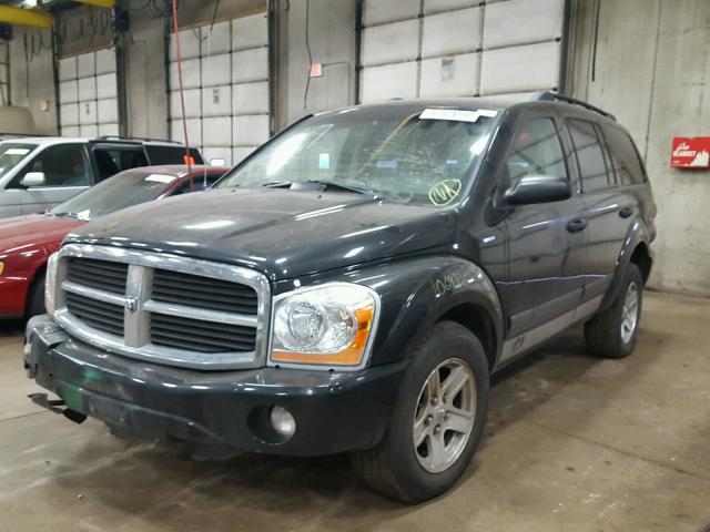 1D4HB48N66F176113 - 2006 DODGE DURANGO SL BLACK photo 2