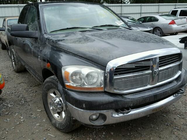 3D7KR28C56G277973 - 2006 DODGE RAM 2500 S BLACK photo 1