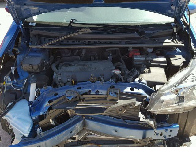 VNKKTUD32GA062054 - 2016 TOYOTA YARIS L BLUE photo 7