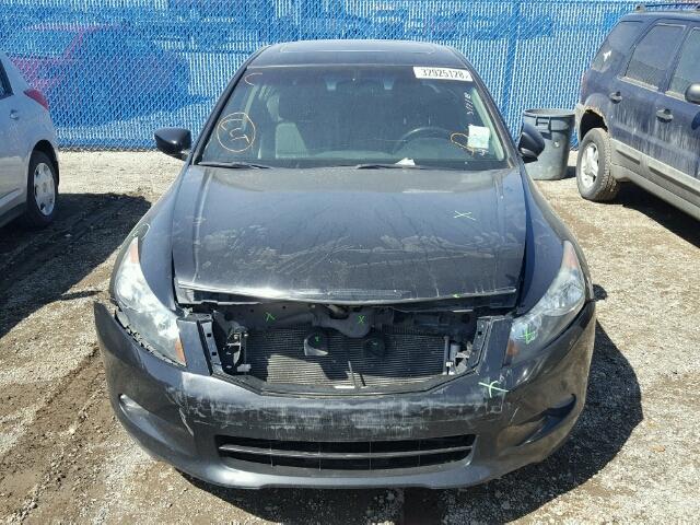 1HGCP3F84AA801132 - 2010 HONDA ACCORD EXL BLACK photo 9