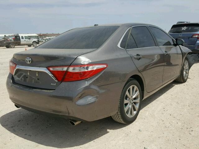 4T1BK1FK3HU583603 - 2017 TOYOTA CAMRY XSE GRAY photo 4