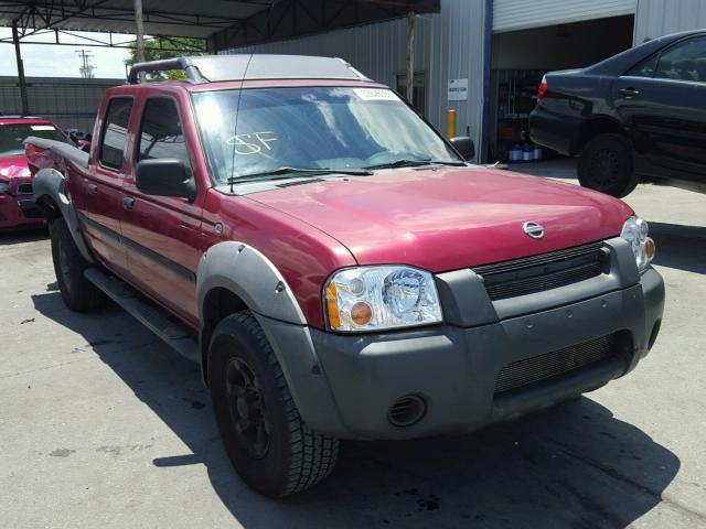 1N6ED29X22C322207 - 2002 NISSAN FRONTIER C RED photo 1