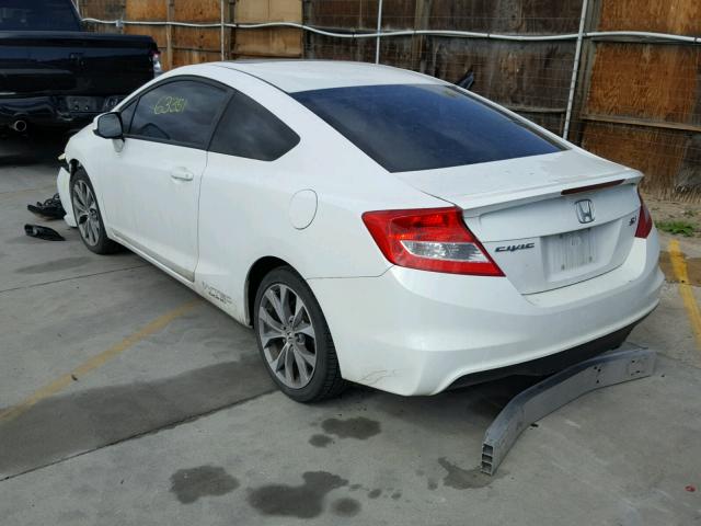 2HGFG4A56CH700341 - 2012 HONDA CIVIC SI WHITE photo 3