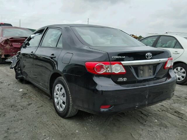 2T1BU4EE7DC943796 - 2013 TOYOTA COROLLA/S/ BLACK photo 3